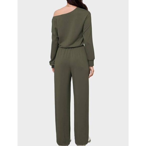 Casly Lamiit Jumpsuit Size Small One Piece Army Green - Picture 2 of 8